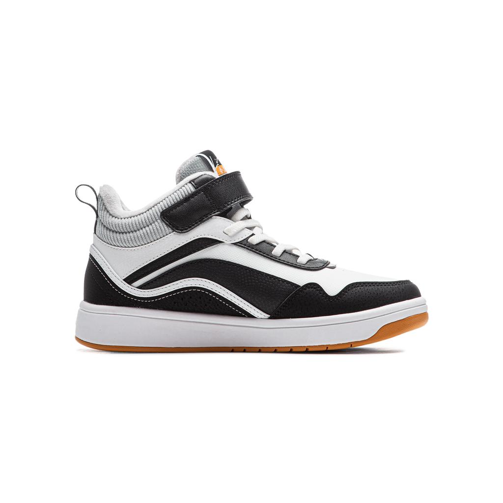 Li Ning Детская спортивная серия лайфстайл Искусственная кожа Модные Нескользящие Амортизирующие Теплые Высокие Детские Кроссовки Мужские Кроссовки YKCU216-7