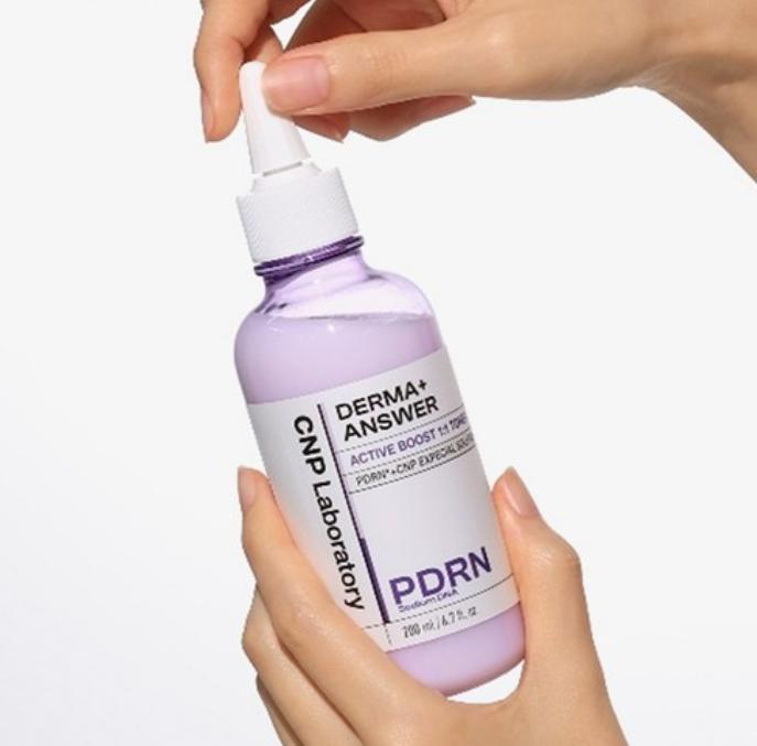CNP Тонер Derma Answer Active Boost (ПДРН) 200 мл – Уход для сияния и увлажнения кожи
