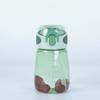 400ml Children Small With Scale Drinking Cup Transparent Water Bottle with Straw