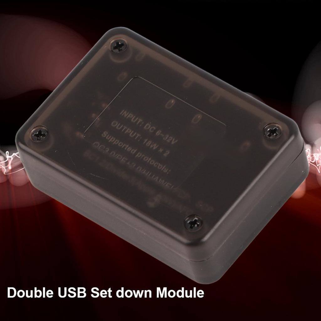 12 В 24 В для QC3.0 DC?DC Set Down Двойной USB Модуль Быстрой Зарядки Понижающий