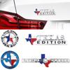 3D Металлический Значок Эмблема Одинокая Звезда Texas Edition Наклейки на Автомобиль Для Jeep Wrangler Liberty Grand Cherokee Patriot Renegade Compass