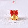 1PC Gifts Santa Claus Miniatures Christmas Tree Resin Figurines Snowman Fairy Garden Decor