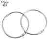 Metal Loose Leaf Book Binder Hoop Ring Multifunctional Keychain Circle DIY Album