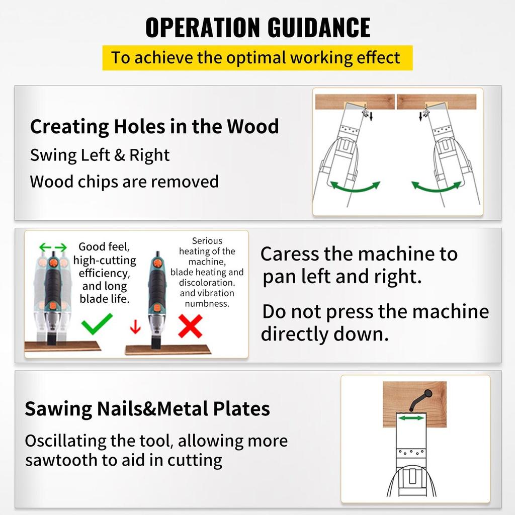 100PCS Oscillating Saw Blades, Quick Release Multitool Blades Kit, HCS Tool Blades for Wood Plastic, Compatible with Dewalt Dremel Fein Worx Bosch