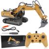 RC Excavator 11 Channels 2.4Ghz 1:20 Simulation Design Rotatable Remote Control Excavator Toy for