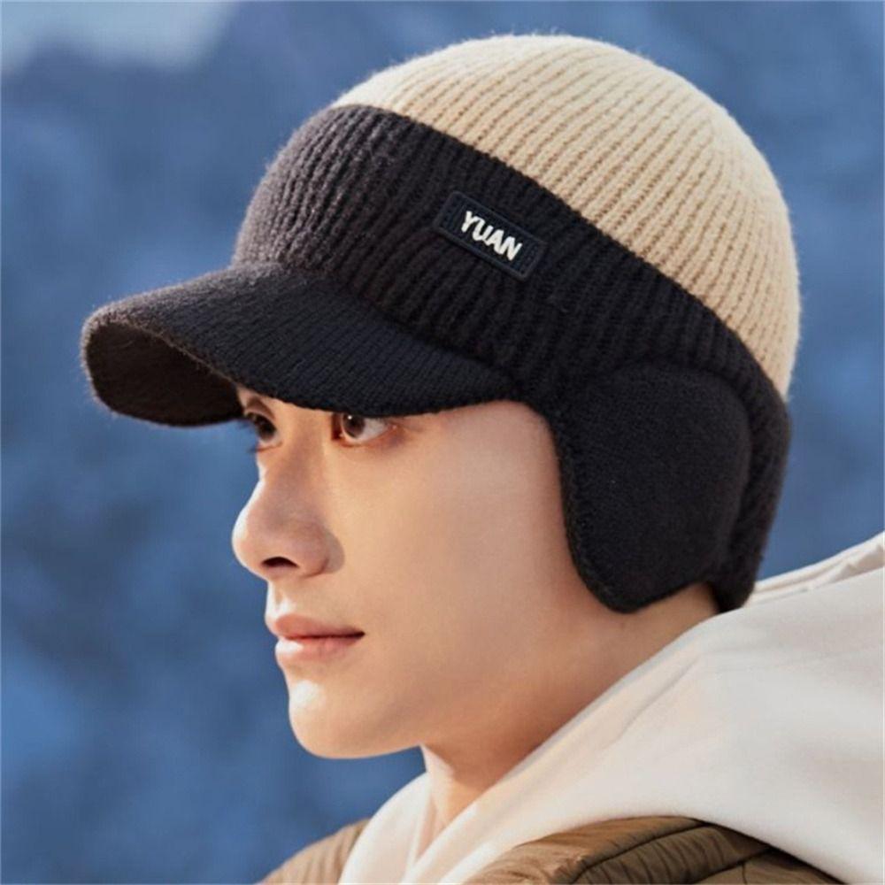 Dual Tone Dad Hat Keep Warm Couples Hats Fashion Baseball Cap Outdoor Activities