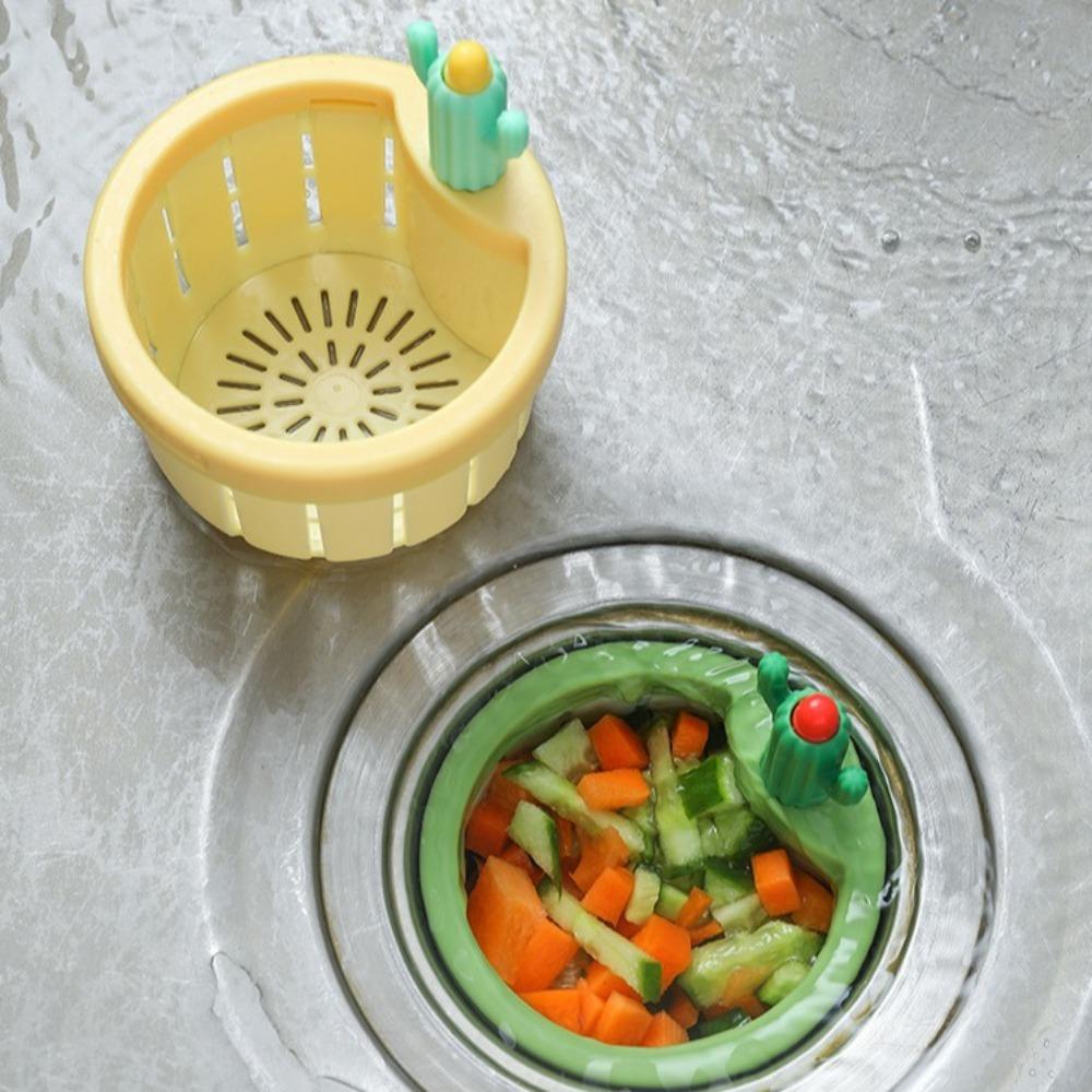 PP Sink Drain Strainer Fine Mesh Sink Stopper Home Sink Strainer Waste