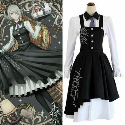 Новый Danganronpa V3 Tojo Kirumi Косплей Костюм Японская игра Аниме Униформа Костюм Одежда и парики Хэллоуин Косплей