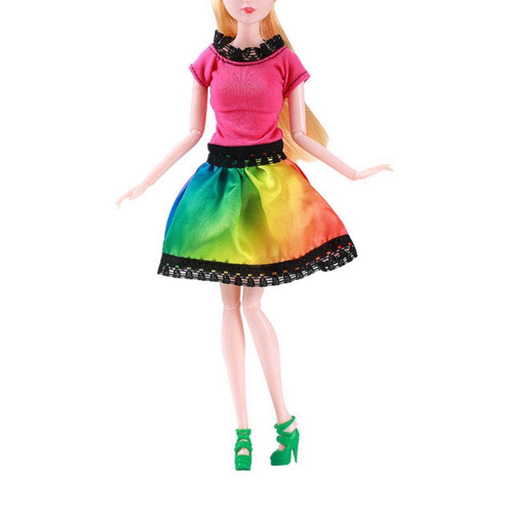Fashion Kids Gift Toy DIY Doll Accessories Girl Clothes Casual Wear Dolls Dress