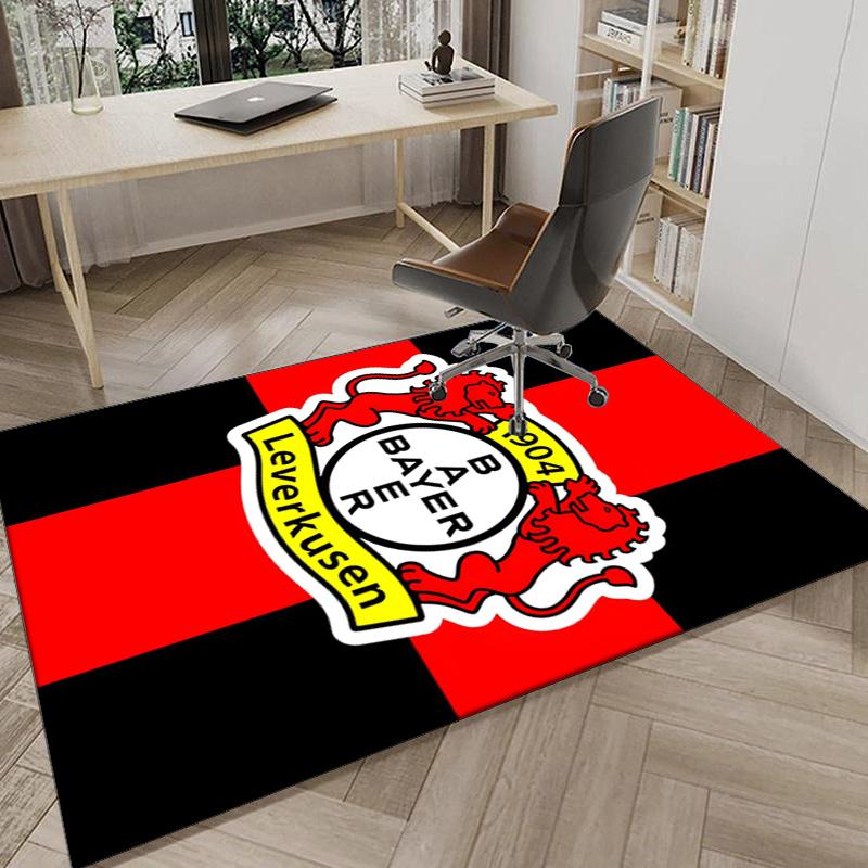 Bayer Football Club Printed Area Rug for Office, Chair Rug, Decorative Carpet Floor Mat, Large Size Fan gifts Christmas gifts