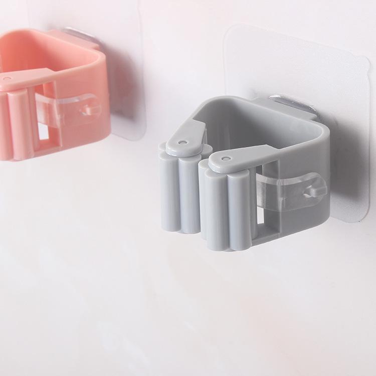 Бесследный настенный держатель для швабры и веника без гвоздей