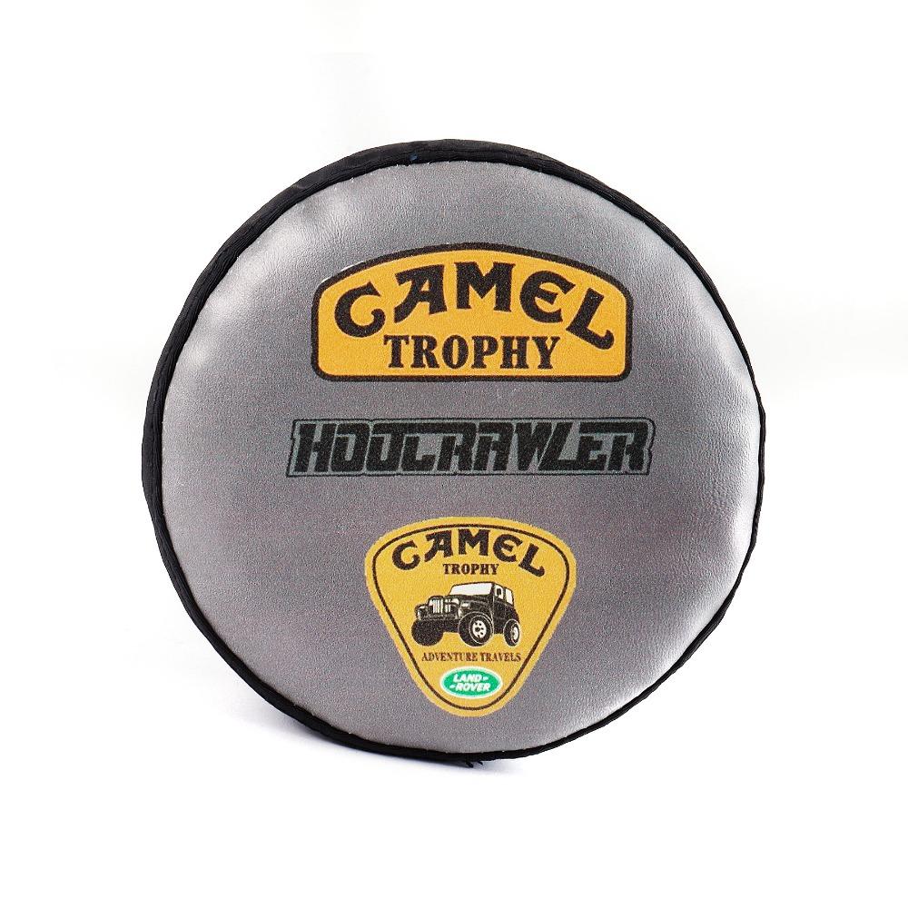 1/10 RC Spare Tire Cover Fits 1.9" 115-130mm Leather Anti Dust Cover for TRX4 D90 SCX10 FCX10 Capra GEN8 RC Crawler
