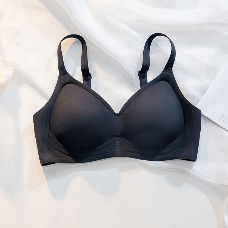 Бесшовный бюстгальтер пуш-ап для женщин: Мягкая, Беспроводная Поддержка против Провисания для Маленькой Груди