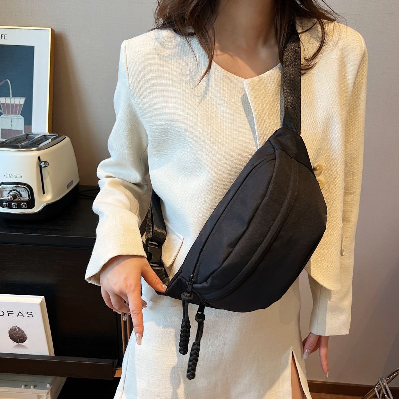 Нейлоновая повседневная сумка для женщин, новая модная сумка через плечо, мужская спортивная сумка на грудь, поясная сумка