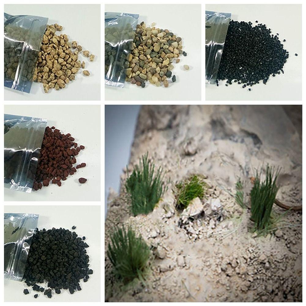 Garden Wargame Layout Scenery Cobblestone Scene Model Railway Gravel Cornerstone Ground Rock Stone