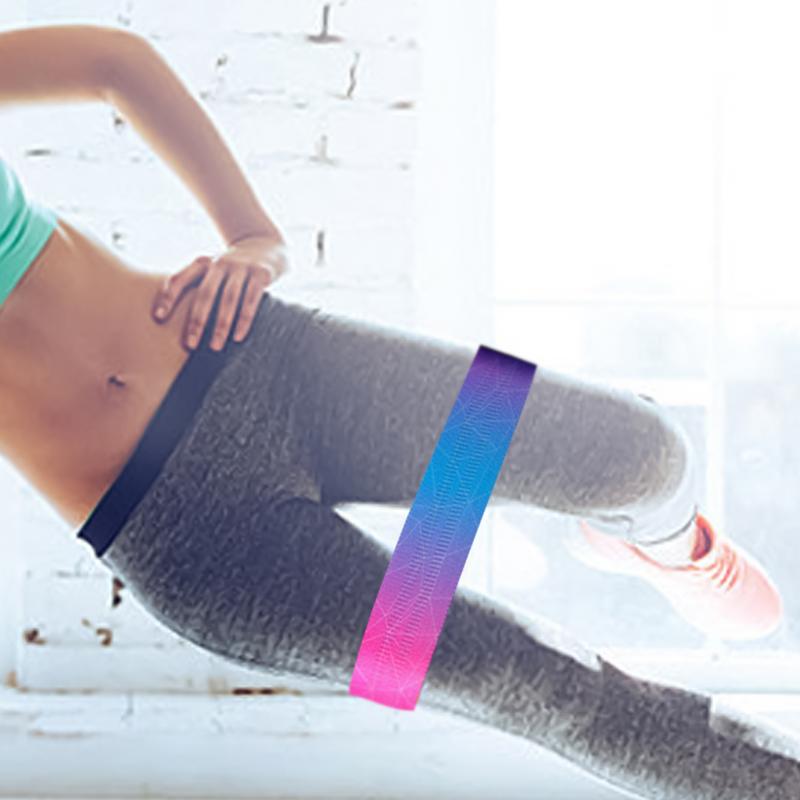 Универсальная лента для йоги и растяжки для мужчин и женщин, лента для укрепления бедер, круг для ягодиц, фитнес-лента для приседаний и растяжки для занятий в спортзале в помещении