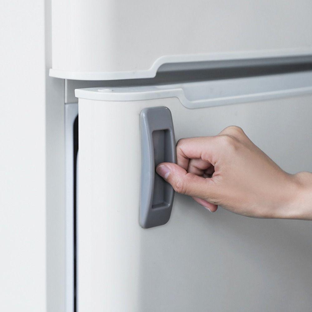 1pair Plastic Door Handle Self-Adhesive Furniture Accessories Furniture Knob  for Interior Doors