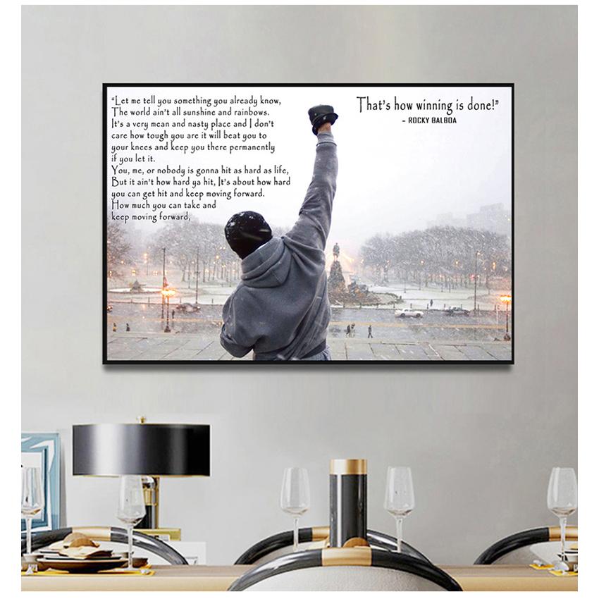 Картина в скандинавском стиле, украшение для спальни, картина, бодибилдинг, принт, плакаты, мотивационные черно-белые цитаты, настенное искусство, холст