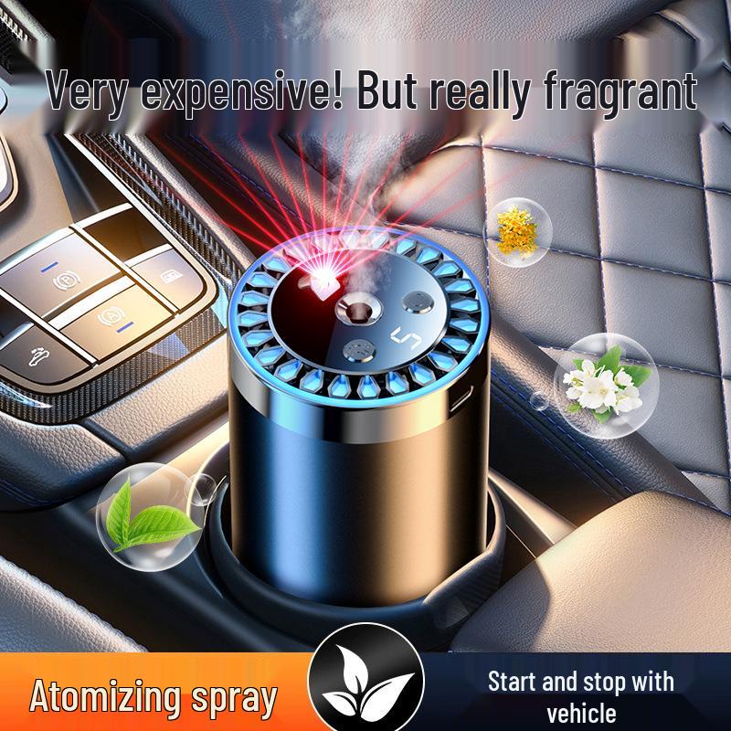 Автомобильный аромадиффузор и увлажнитель «Звездное небо»: Высококлассное украшение с окружающим светом