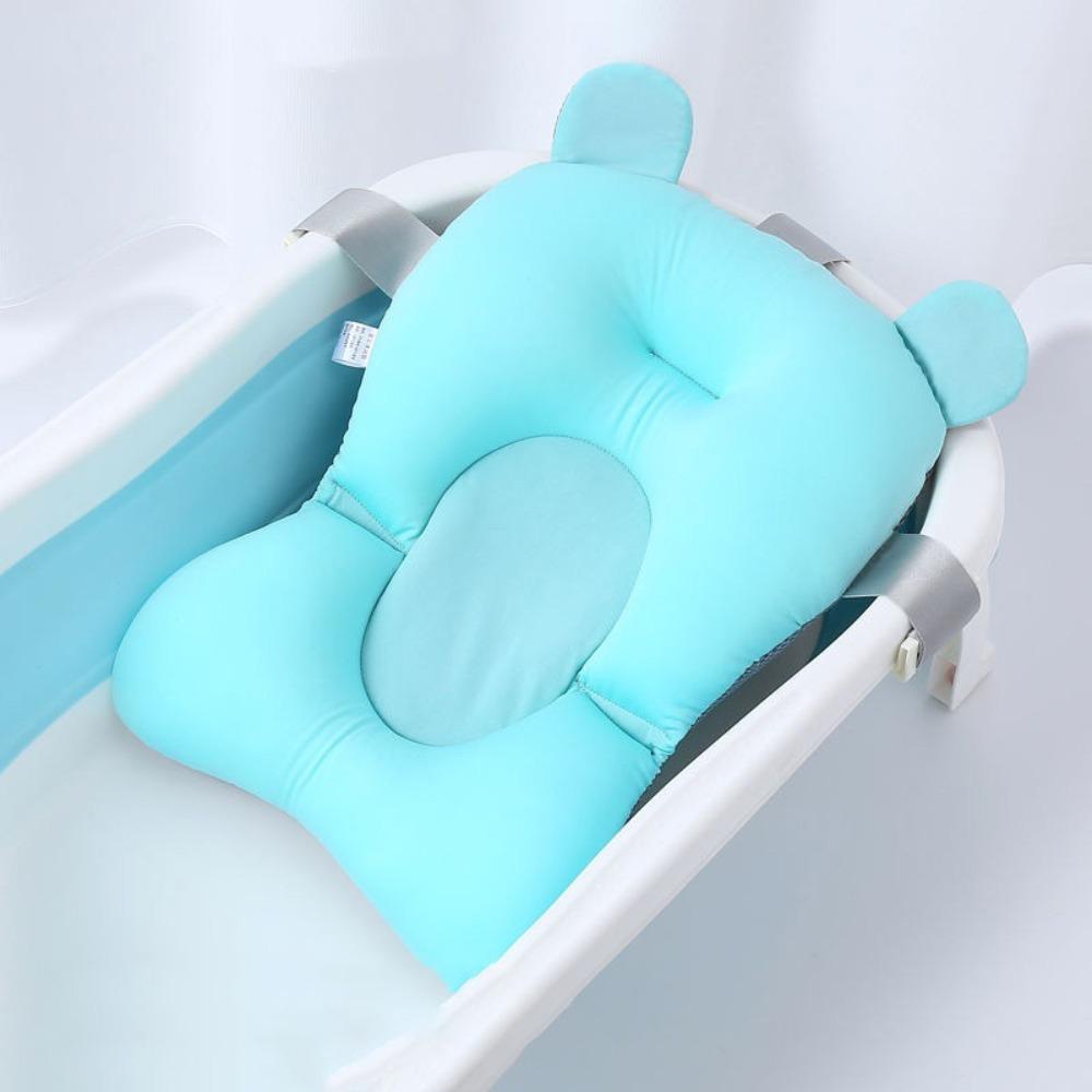 Adjustable Baby Bathtub Pad Foldable Baby Bath Seat New Support Tub Baby Shower Accessories