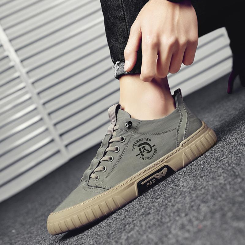 Новая парусиновая мужская обувь, удобные универсальные кроссовки, мужские летние дышащие туфли из ледяной шелковой ткани для мужчин, повседневные прогулочные лоферы