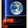 1PC Earth Moon Light Ins Moon Projector Light Starry Sky Projector Rotate Planetarium Lamp Wall Lights Room Decor Led Night Light