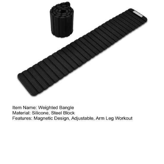 1 пара утяжелителей для лодыжек и запястий, магнитные регулируемые утяжеленные браслеты, мужские и женские, для бега, ходьбы, йоги, пилатеса, тренажерного зала, тренировки рук и ног