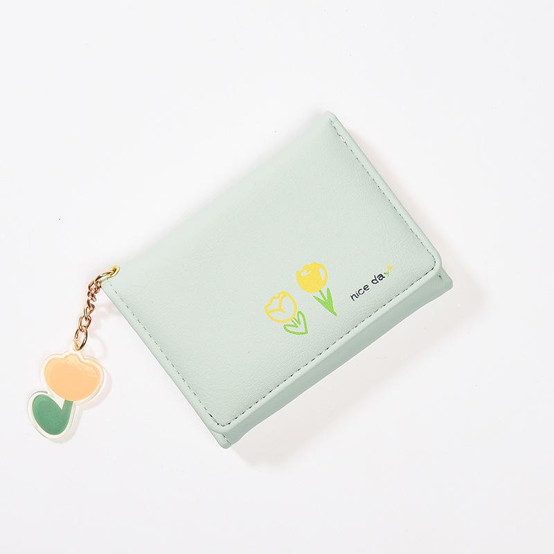 Маленький кошелек для женщин, укороченный вариант, милый складной кошелек, сумка для карт, кошелек и сумки, кошелек для карт