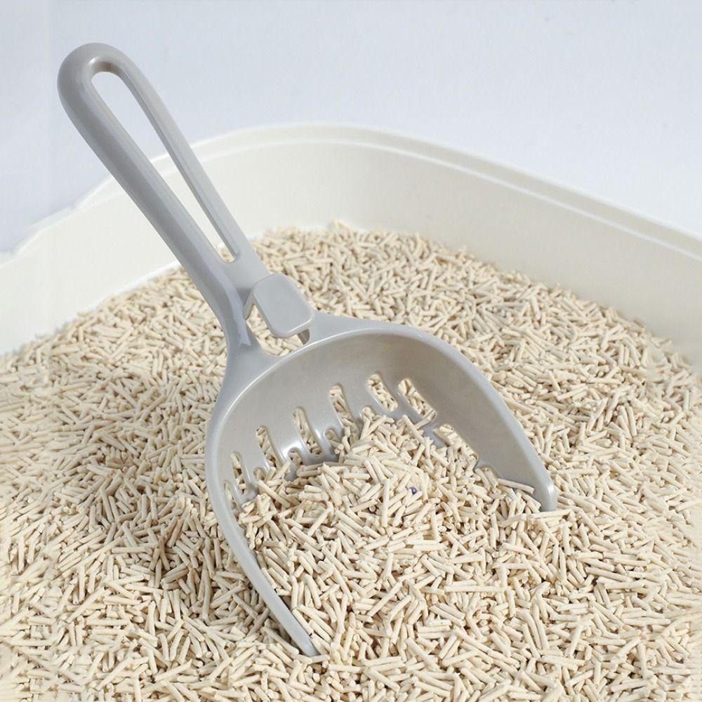 Пластиковая лопата для кошачьего туалета с отверстием для подвешивания, совок для кошачьего туалета, совок для кошачьего песка для собак, кошек и рептилий