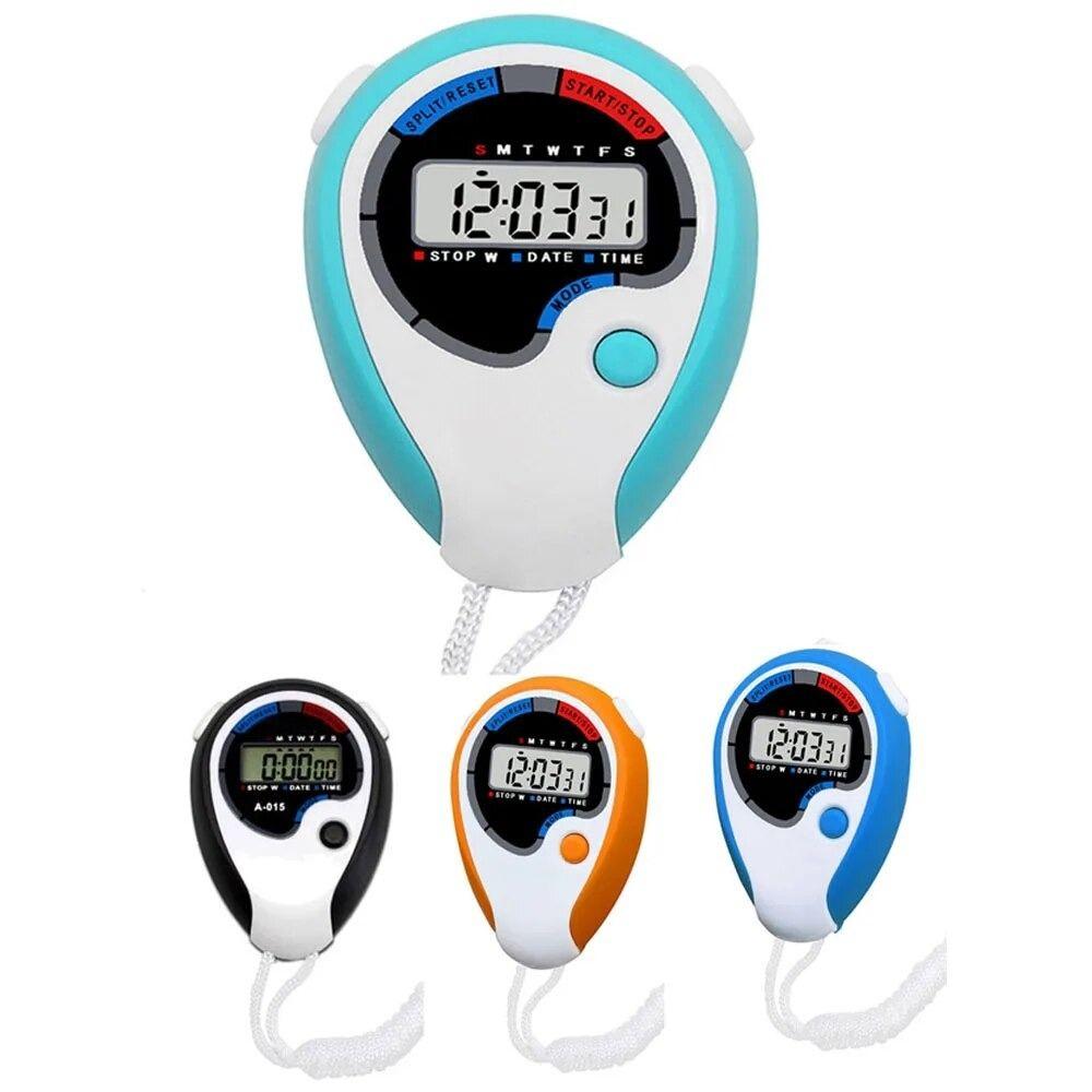 Calendar Lap Training Stop Watch Multi-purpose Running Timer New Digital Stopwatch