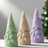 3D Christmas Snowflake Dwarf Silicone Mold DIY Aroma Candle Plaster Resin Mould Bearded Old Man Christmas Candle Making Supplies