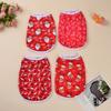 Christmas Pet Dog Clothes For Small Dogs Cats Vest Apparel Cartoon Pint Puppy Cotton Shirt Costume New Year Chihuahua Schnauzer Pug Festival Gifts
