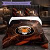 Hull City Football 3 Piece Bedding Set Soft Duvet Cover Set with Pillowcases Printed Bedroom Decor Set for Home