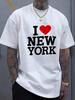 Trending Clothes I Love New York T-Shirt - Black Unisex Heart Design - Men And Women Casual Streetwear