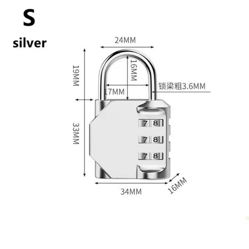 4-значный навесной замок с паролем, цинковый сплав, водонепроницаемый замок, уличный механический замок для школьного спортзала, шкафчика/забора, защелка Secur