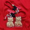 999 Fine Gold Lion Pendant Keychain - Lucky Wealth Charm for National Day & Mid-Autumn Festival