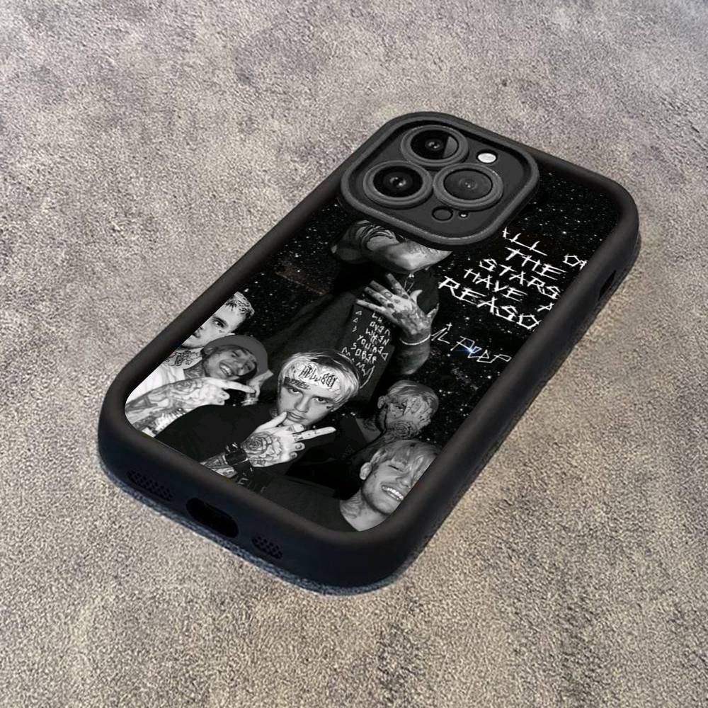 Певец Lil P-Peeps Для IPhone 17 Pro Max 13 16 15 11 12 14 Plus Ударопрочный Мягкий Чехол для Телефона