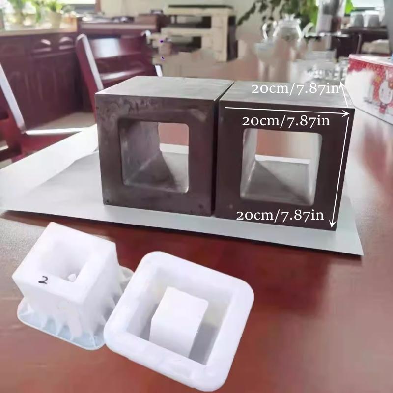 Summer Breeze Molding Plastic Cinder Blocks for Yards Gardening Concrete Hollow Brick Molds DIY Cement Geo Flower Pot Mouldings