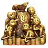 Copper Mascot Animal Monkey Ornaments Attracting Wealth Five Monkeys Living Room Gift