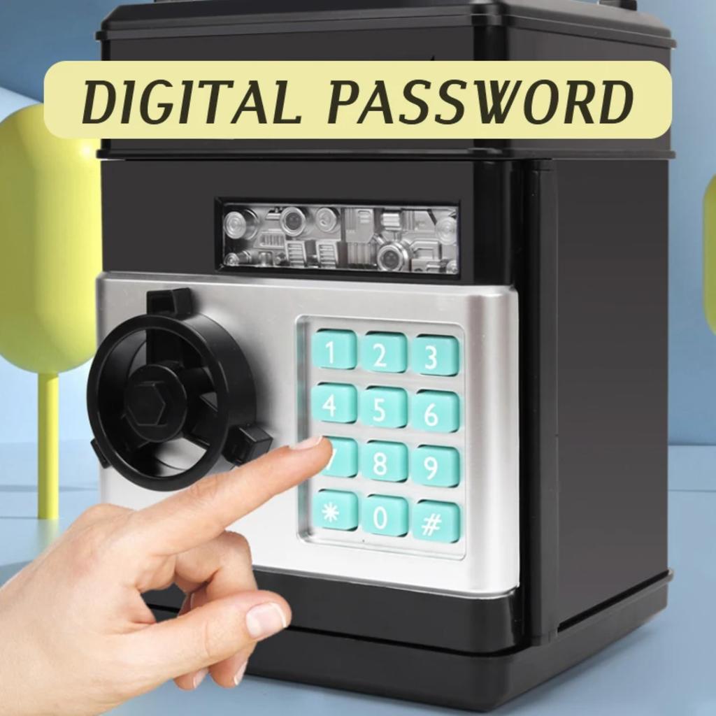 Электронная копилка-сейф, копилки для детей, цифровые монеты, экономия наличных, мини-банкомат, детские рождественские подарки