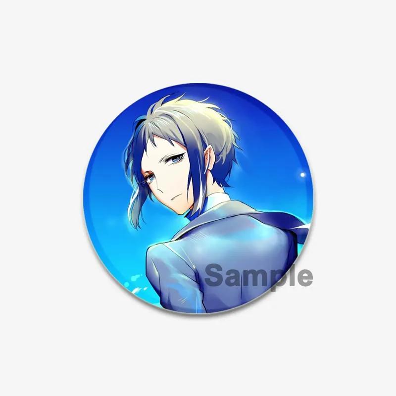 Значок Bungo Stray Dogs 32/44/58 мм, агентство Atsushi Nakajima Dazai Osamu, мягкая пуговица, декоративная шляпа ручной работы, значок, подарочный аксессуар