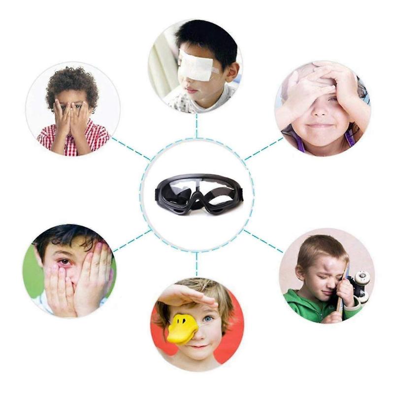 Набор из 3 детских защитных очков, детские очки для игр на открытом воздухе для пистолета Nerf N-strike Elite, игра с оружием, защита глаз и для лабораторных работ