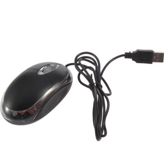 USB Black Wired Optical Light Scroll Wheel Mice Mouse for Computer PC Laptop