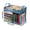 Transparent Comic Book Storage Bag Stackable Collection Container Portable Clear Pouch  Student