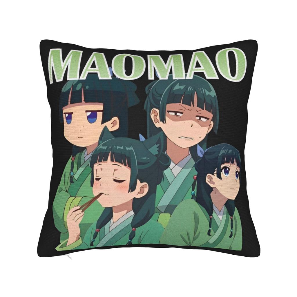 Дневники аптекаря Маомао Наволочка Мягкий полиэстер Чехол для подушки Декор Мультфильм Аниме Наволочка Чехол для подушки Декоративная Кровать Молния