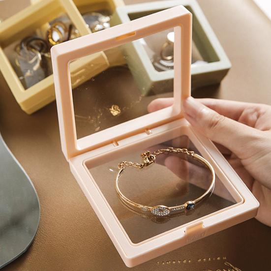 Коробка для хранения сережек, изысканные антиокислительные товары для дома, 3D плавающая фоторамка, шкатулка для ювелирных изделий, подставка для ежедневного использования