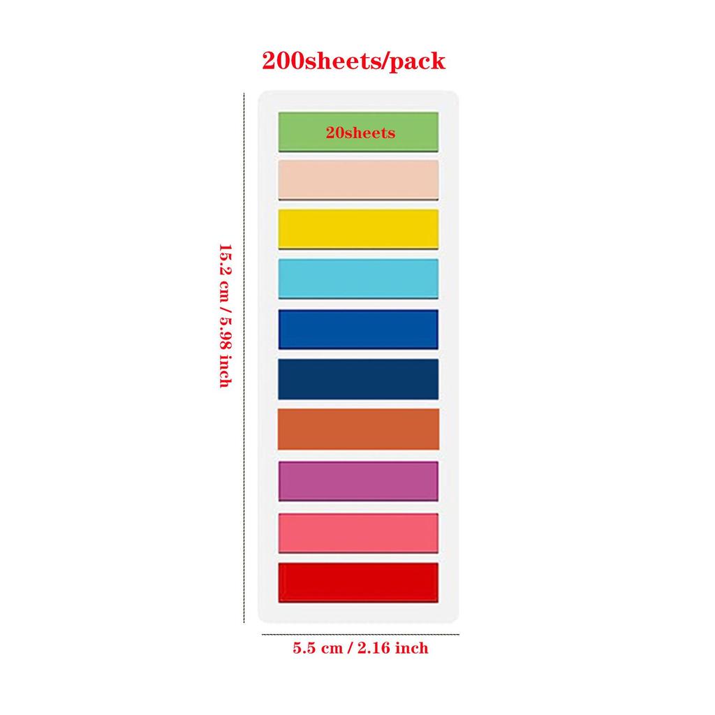 Morandi 60-Color Transparent Sticky Notes - Retro, Self-Adhesive, Compact Index Tabs In Stock