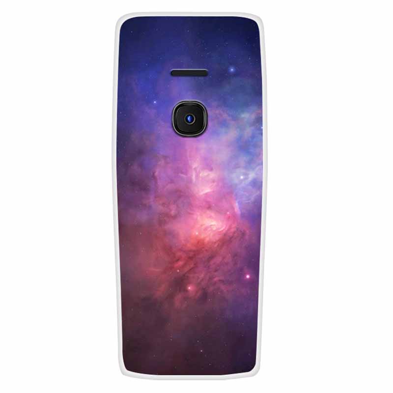 For Nokia 8210 4G Case Soft Silicone Space Landscape Covers for Nokia 6300 4G Cases Colorful Bumpers Cat Phone Protective Bags