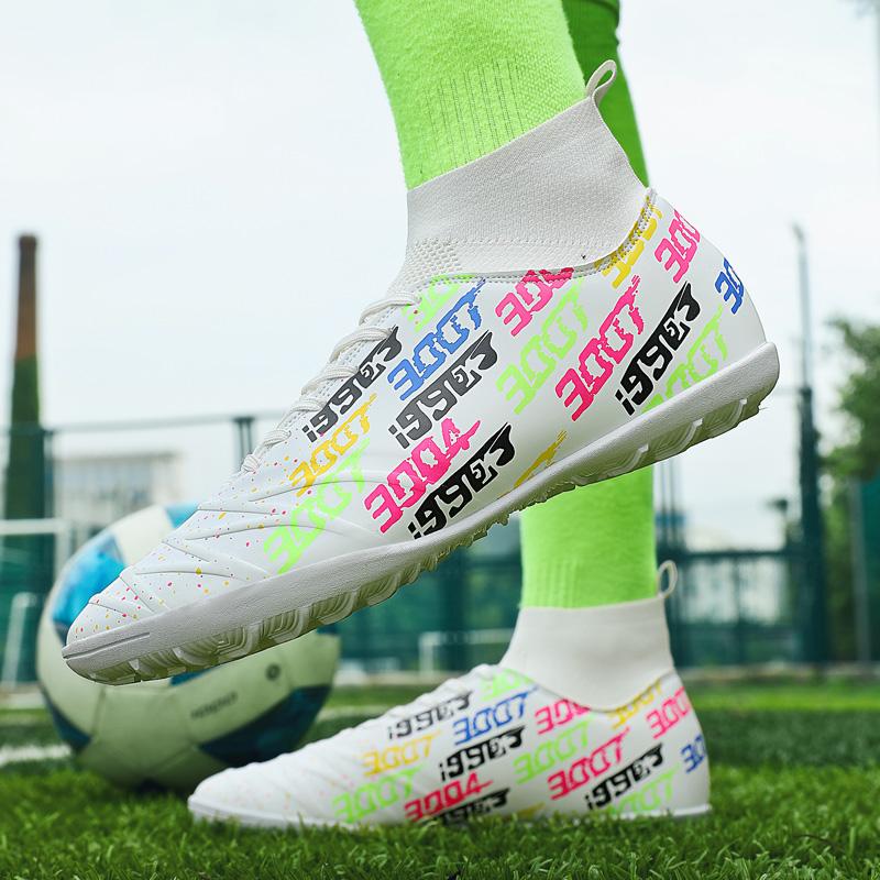 Мужские футбольные бутсы Сверхлегкие футбольные бутсы большого размера. Кроссовки для мальчиков. Нескользящие футбольные бутсы AG/TF. Ботильоны унисекс.