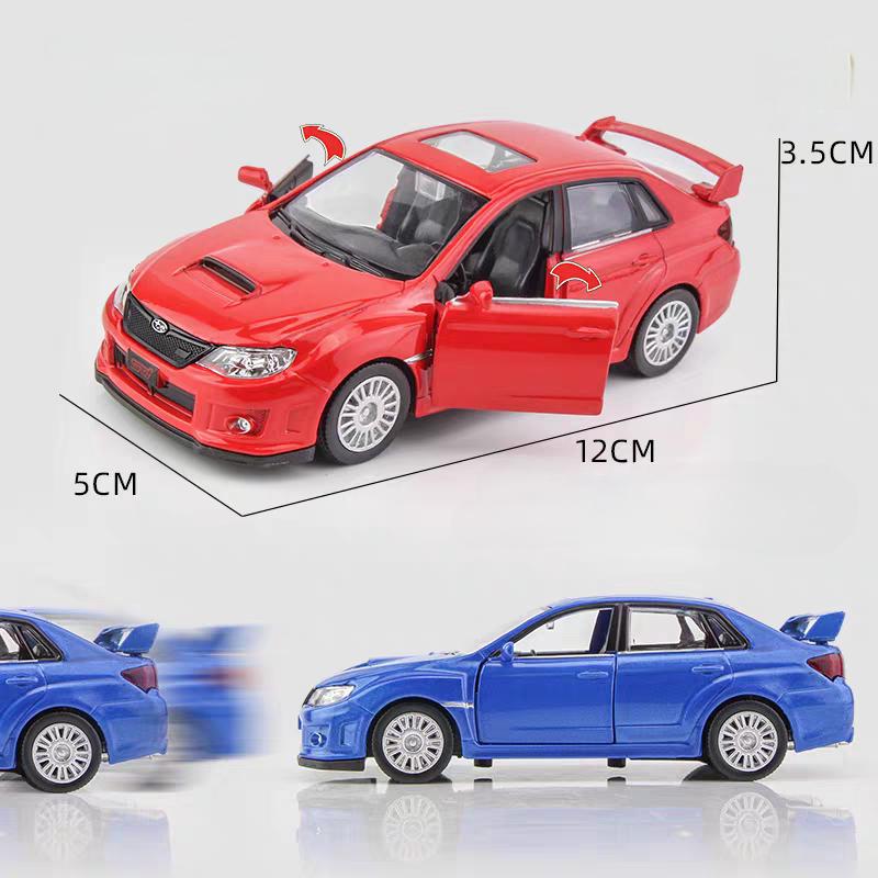 Subaru Impreza WRX STI 2010 Rally Car JDM Simulation Diecast & Toy Vehicle RMZ City 1:36 Alloy Model Gifts For Children